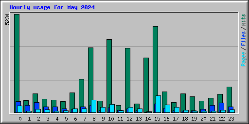 Hourly usage for May 2024